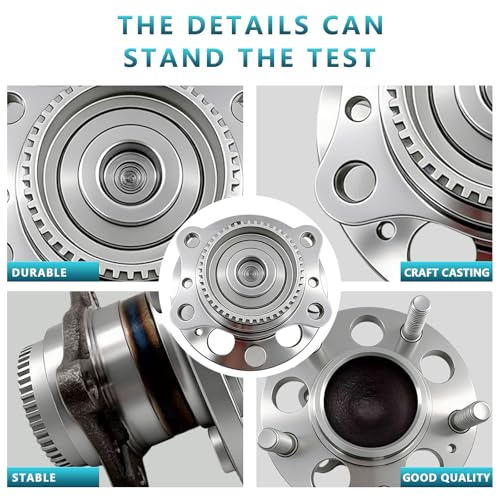 512492 Rear Wheel Bearing Hub Assembly for Hyundai Elantra 2011-2016 | Hub for Elantra GT 2013-2017, Veloster 2012-2017, Elantra Coupe, Kia Forte Forte5 Koup, Eliminates Noise, Simple Installation - size: 512492