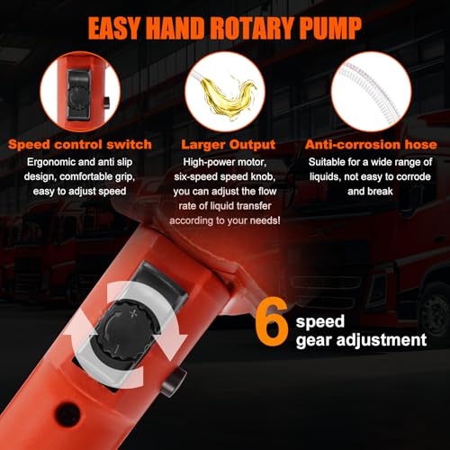 110V Electric Fuel Transfer Pump-High Power 2480W Multi-Functional Liquid Transfer Pump Includes 91CM stainless steel tube + 2M steel wire hose for Diesel,Lubricants,Water,Slightly viscous liquid - style: 110V 2480W