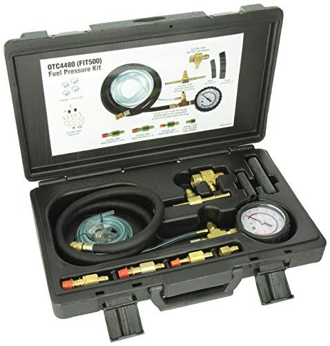 OTC 4480 Stinger Basic Fuel Injection Service Kit - Performs Running, Residual, Rail and Flow Rate Pressure Tests; Includes Adapters, Hoses, and Fittings to Test Fuel Injection Systems