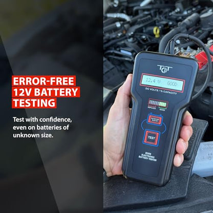 Professional 12V Electronic Battery Tester – Digital Conductance Analyzer for Car Automotive Starter & Alternator Systems, Battery Health & Capacity Checker – B300 by Tech Professional Service Tools - style: B300