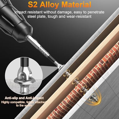 High-Magnetic Screwdriver Drill Bit Set with 3pcs Magnetic Screw Holder- Magnetic Screwdriver Set - Screwdriver Bit Set - Impact Driver Bit Set -25 50 65 70 90 150mm (12pcs+3pcs set) - color: 12pcs+3pcs Set