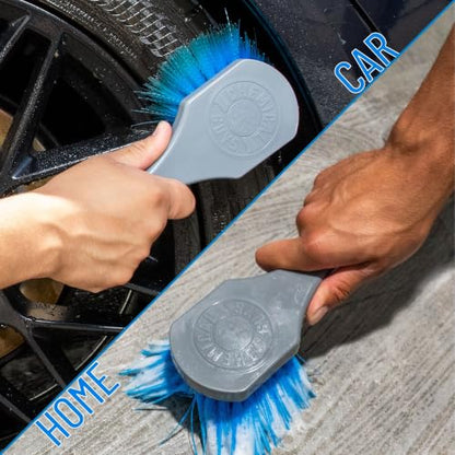 Chemical Guys ACCG05 Big Blue Stiffy Heavy Duty Tire & Upholstery Cleaning Brush, (Safe for Cars, Trucks, SUVs, RVs, Motorcycles, & More) Blue