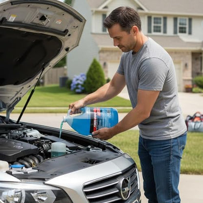 6-Gallons Power Blast +32°F Protection Windshield Washer Fluid | Removes Road Grime & Dirt, Ready to Use (6 Jugs of 1 Gallon) - size: 128 Fl Oz (Pack of 6)