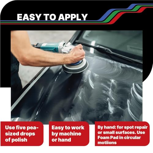 LAUCO Paint Correction Compounds Step 1, 2, 3 – 16oz, Swirl Remover 8oz Kits, with a Towel, Silicone-Free, Clear Coat Safe Scratch Remover, Swirl Correction & High Gloss Finishing - style: Combo–16oz