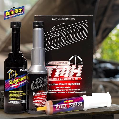 Preventive Maintenance Fuel Cleaner Kit - Gas Treatment and Fuel Injector Cleaner - Valve, Carbon Deposit & Fuel System Treatment - Improves Fuel Performance and Intake Lubrication (2 Kits)