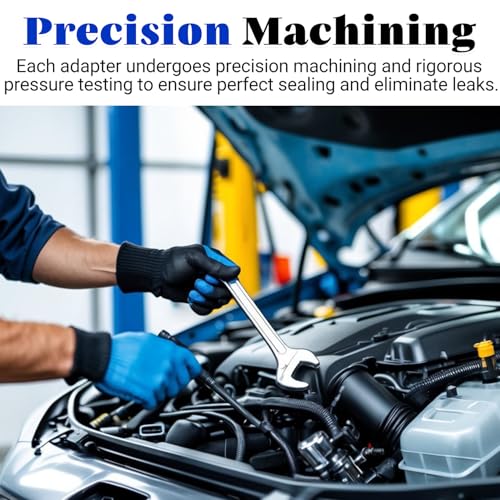 Fuel System Test Fitting Adapter Kit for 5.9L Cummins Diesel, High Pressure Leak Detection Tool Set Compatible with 9011 9012 9013 9014
