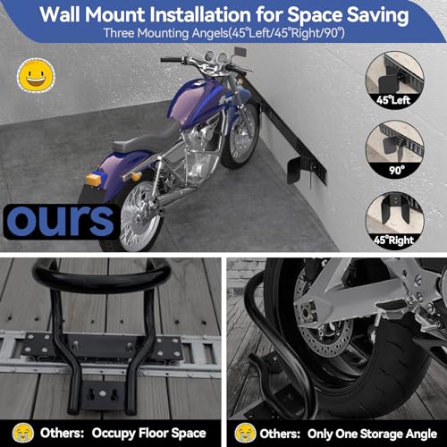 E-Track Dirt Bike Wheel Chocks,Bike and Dirt Bike in Enclosed Trailer/Garage/Trucks with E-Track,fit Tire Up to 6 Inches,Heavy Duty 10 Gauge Steel E Track Wheel Chock(1 Pack) - color: 1 pack