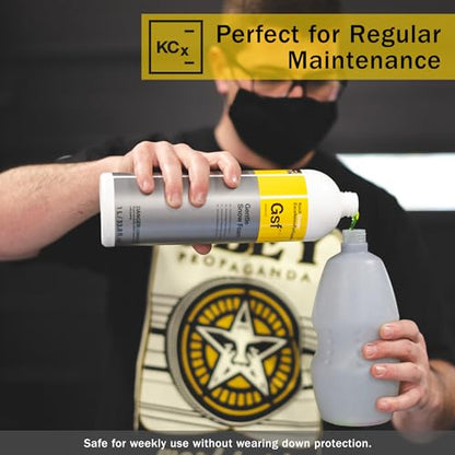KOCHCHEMIE Gentle Snow Foam - pH Neutral Pre-Cleaning; Works With Foam Cannons & Sprayers; Manual Washing Shampoo; Safe on Existing Wax & Sealed Surfaces; Unique Cherry Fragrance (1 Liter) - size: 33.8 Fl Oz (Pack of 1)