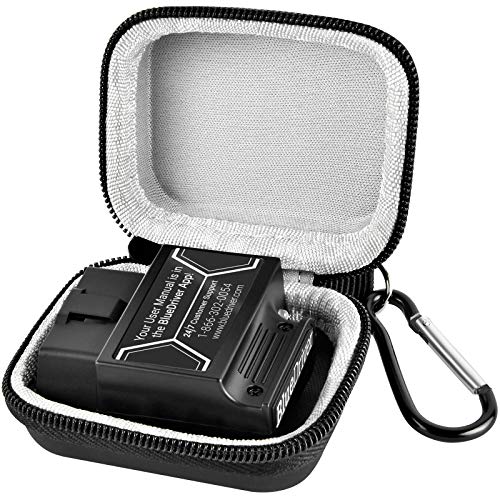 Car and Auto Mini Carry Case Compatible with BlueDriver Bluetooth Pro/Pro Next Gen OBDII OBD2 Scan Tool Monitor for iPhone & Android (Inner Grey) -Bag Only - color: Inner Grey