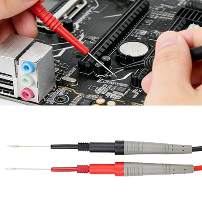 Multimeter Test Leads Kit, Automotive Back Probe Pin Accessories, 28 Pcs | Includes Gold-Plated Probes, Alligator Clips, Test Hooks, For Automotive, Industrial, Home Electrical Testing