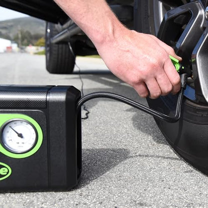 Slime Tire Inflator XL 40090, Quickly Inflates Large Tires of Trucks & SUVs, Quick Connect Air Hose & Space Saving Cord Storage, Inflates Tire in 5/7 mins - style: XL