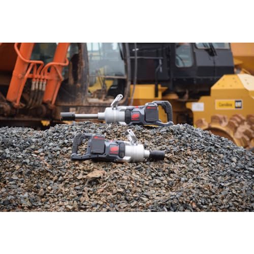Ingersoll Rand W9691-K4E Cordless 1" High-Torque Impact Wrench Kit with 2" Extended Anvil, Includes 4 BL2022 5.0Ah Batteries and Dual-Bay Charger - size: Extended Anvil, style: 4 Battery Kit