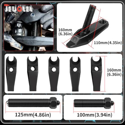 Ball Joint Separator Kit Compatible with BMW Benz Land Rover Audi Porsche, Heavy Duty Tie Rod Removal Tool 22mm 24mm 27mm 32mm 36mm Tie Rod Ends Remover Tool Control Arms Steering Knuckles