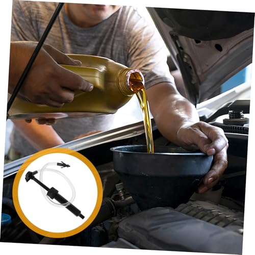Luxshiny 1set Automotive Fluid Transfer Pump Antifreeze Pump for Car Brake Fluid and Coolant Heavy Duty Siphon Hose Kit