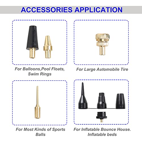 16 Pieces Heavy Duty Air Compressor Accessory Kit, 1/4 inch 25ft Recoil Poly Air Compressor Hose Kit, 100PSI Tire Inflator Gauge, Blow Gun and Nozzles, 1/4" NPT Air Coupler and Plug Kit