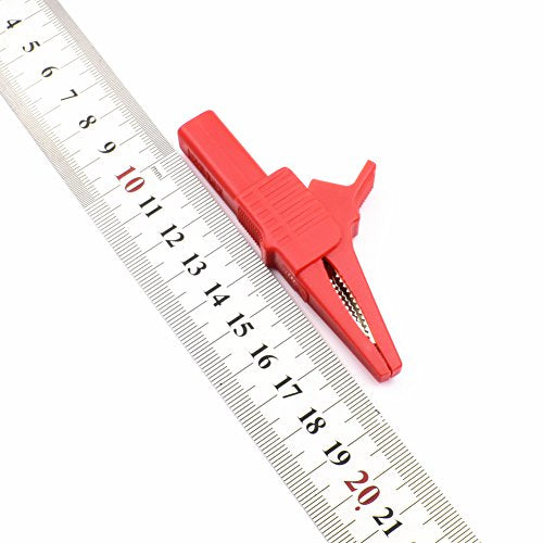 4Pcs Alligator Clip Test Lead Kit 14 AWG Heavy-Duty 4mm Banana Plug Replacement Leads,Silicone Jumpire Wires for Multimeter Meter Electrical Testing 3 Feet - style: Test Lead Kit 4Pcs