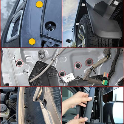 GOOACC 1001PCS Universal Car Clips Mixed Auto Bumper Fender Trim Door Panel Shield Engine Cover Retainer Rivet Push Clips with fastener remover for GM Ford Chrysler Toyota Lexus Honda Acura Dodge Jeep - color: 1000Pcs Mixed Clips + 1 Remover