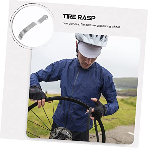 Ciieeo Durable Tire Rasp File Tool for Bike Repair Lightweight Tire Patch Kit and Buffer for Inner Tube Fixing and Puncture Repairs