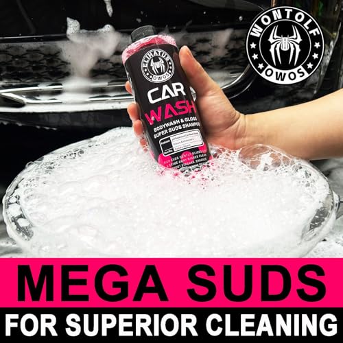 Wontolf Complete Car Clay Bar Auto Detailing Kit, Clay Luber, Butter Wet Wax, Car Wash Soap - Premium Grade Clay System Car Washing Detailing Kit- Maximum Gloss & Unsurpassed Slickness(19 Items) - size: CLAYLUB02