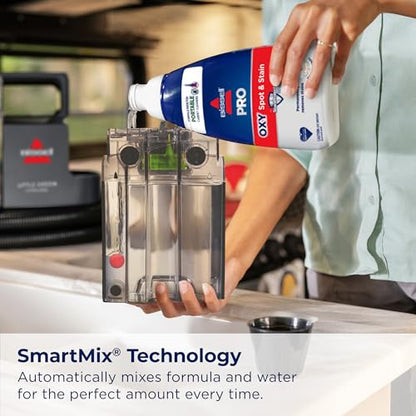 BISSELL Little Green Cordless SmartMix, Powerful Cordless Suction, HydroRinse Self-Cleaning Hose Tool, Pro Oxy Spot & Stain Formula Included - style: Little Green Cordless SmartMix