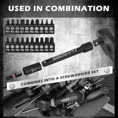 63-Piece Metric 1/4" Drive Socket Set & Nut Driver Set, Impact Standard & Deep Socket Set (4-15mm), 1/4" Hex Shank 6" Magnetic Nut Drivers, Extension Bar, Quick-Release Ratchet handle, Universal Joint - style: 63-PC: Master Set With Ratchet & Case