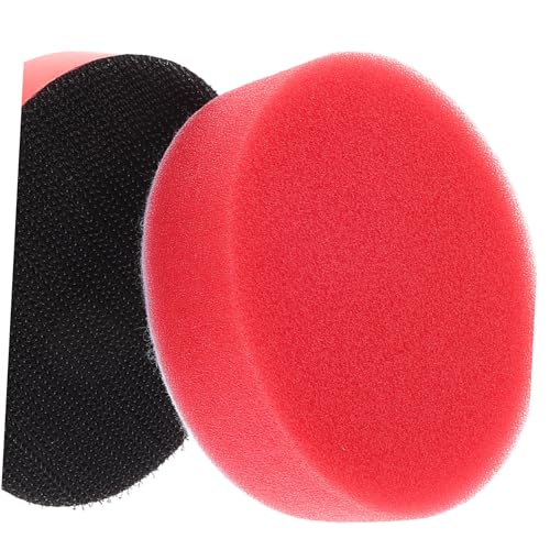 Luxshiny Tire Dressing Brush Set Car Detailing Sponge Wax Applicator Pads Hand-Hold Polished Sponge for Tire Shine Versatile Polish Kit for Women