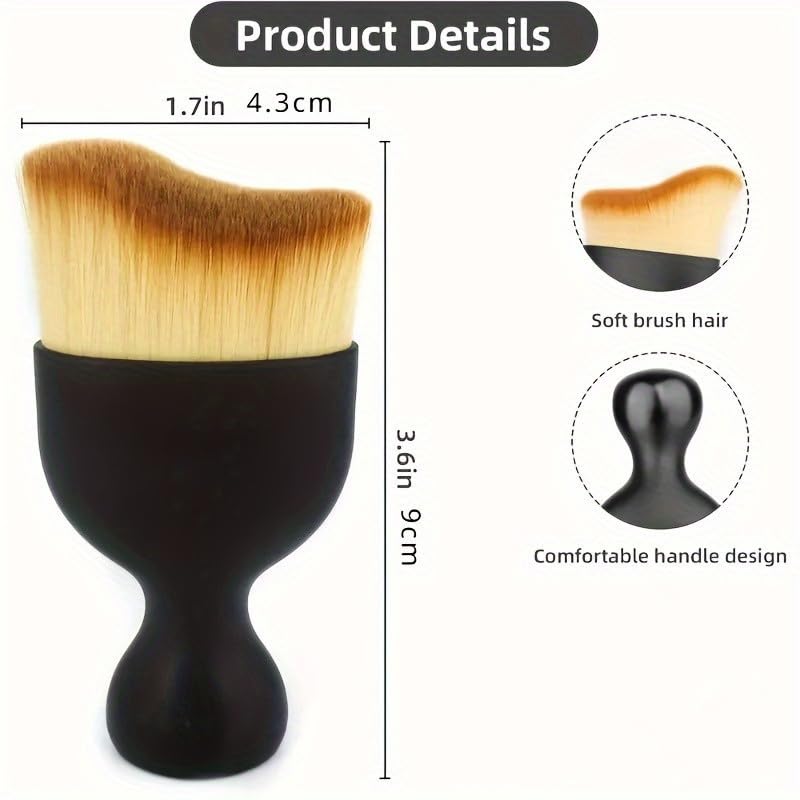2pcs Car Detailing Brush Set Ultra Soft Bristles Multifunctional Interior Dust Removal Tool for Deep Cleaning Vents Seats