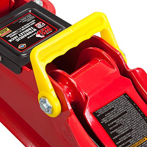 Big RED 2.5 Ton (5000 lb) Torin Low Profile Hydraulic Trolley Jack, Red, AT825051R - color: Red, size: 2.5 Ton (5,000 lb)