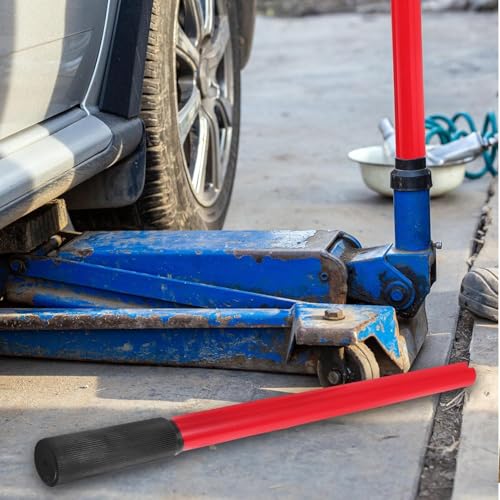 Jack Handle,Floor Hydraulic Bottle Vertical Hydraulic Car Replacement, Bottle Jack Handle with Handle Sleeve（Red，20t-32t）