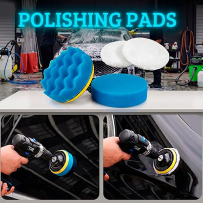 42Pcs Car Detailing Kit, Car Detailing Brush Set, Car Wash Cleaning Kit, Car Detailing Brushes, Professional Car Care Kit for Interior Exterior Wheels, Blue (42) - size: 42