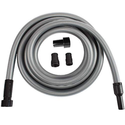 Cen-Tec Systems 94115 Premium 20 Ft. Shop Vacuum Hose with Power Tool Adapter Set Silver - size: 20 Ft. Hose
