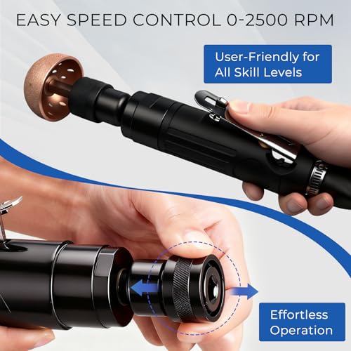 Professional Air Tire Repair and Polishing Tool Kit with 2500rpm Low Speed Buffer