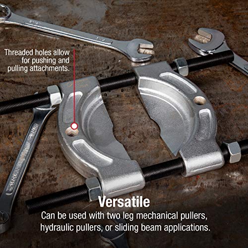 Sunex 57BS5 Bearing Seperator, ½- Inch – 9-Inch, Alloy Steel Angled Edges, Bearing Splitter with Threaded Holes