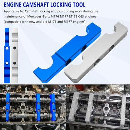 KTPROT 34Pcs Engine Timing Tool for Mercedes-Benz Maybach M176 M177 M178 | For Mercedes-Benz Maybach S560L M177 M178 M176 4.0L AMG C63 C63S V8 Engine W177589014000 W177589001500 W177589012100