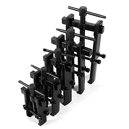 Two Jaw Bearing Puller, Adjustable Two Jaw Puller Remover for Removal Bearing or Gears, Pulley, and Flywheel, Motorcycle Car Auto Removing Kit 2.5"