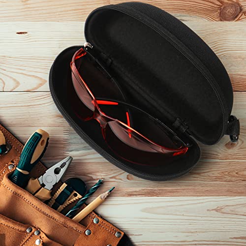 AntiFog Shooting Glasses ANSI Z87.1 Eye Protection for Indoor Oudoor - color: Vermilion Lens