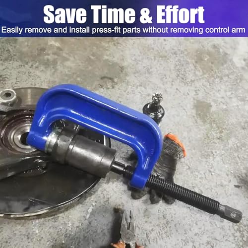 21pcs Ball Joint Press and U Joint Removal Tool, Heavy Duty Upper and Lower Ball Joint Service Set for 2WD 4WD Car Light Truck - color: Blue