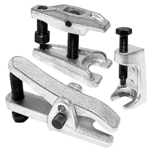 Universal Ball Joint Separator Tool Kit, Heavy Duty Ball Joint Puller Removal Tool and Tie Rod Pitman Arm Puller for Front End Service on Most Cars, Trucks, ATVs
