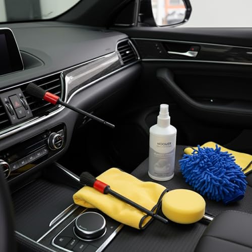 15-Piece Car Detailing Brush Set for Interior Vents, Dashboard Crevices & Console Gaps - Durable PP Plastic Cleaning Tool Kit - size: 5.91 x 3.94 x 0.79 in
