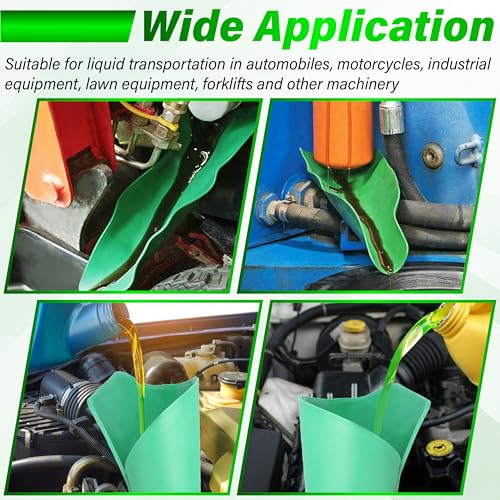 Flexible Oil Funnel with Strong Magnetic Oil Drain Plug