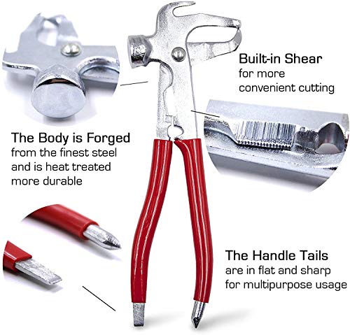 CKAuto Wheel Balancing Weight Plier Hammer Tool, Wheel Weights Clip On - size: Wheel Weight Hammer