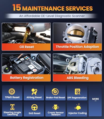 OBD2 Scanner for Jaguar Land Rover Full System Diagnostic Tool | OBDMATE OM501 Car Scanner with Oil Reset Battery Register...Full OBDII Functions Read&Erase Fault Codes, Free Software Update