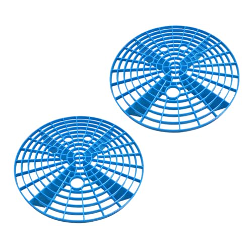 2 PCS Car Wash Bucket Inserts, Auto Detail Dirt Gaurd Buckets Filter Helps Remove Dirt Debris, Dirt Guard Insert Wash Filter Fits 12 Inch Diameter Bucket or 3-5 Gallon Buckets (Blue) - color: Blue, 2PCS