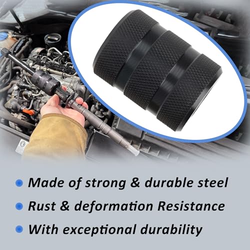 ReluxGO Diesel Injector Puller Tool with Slide Hammer, Common Rail Injector Remover w/ M8, M12, M14 Thread Adapter