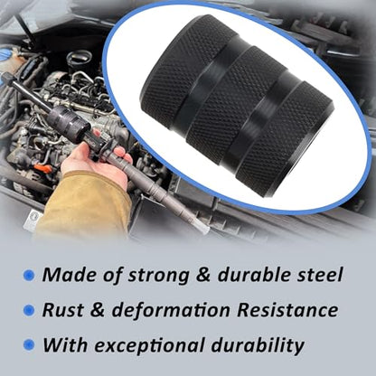 ReluxGO Diesel Injector Puller Tool with Slide Hammer, Common Rail Injector Remover w/ M8, M12, M14 Thread Adapter