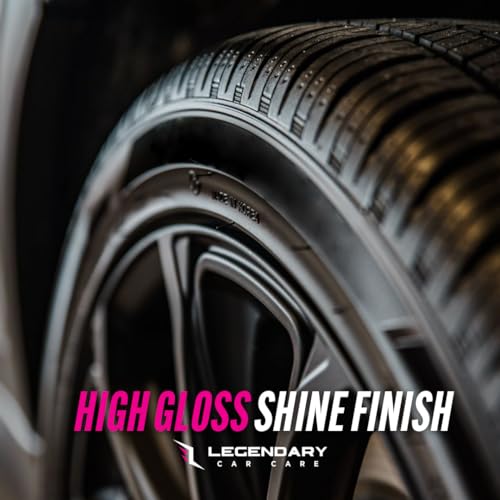 Legendary Gloss Dressing 16oz - Tire Shine Spray & Plastic Restorer – Water Based Tire Shine & Non-Greasy Interior/Exterior Detailing Spray - Trim, Rubber, Vinyl & Plastic Restorer for Cars - size: Gloss Dressing 16oz