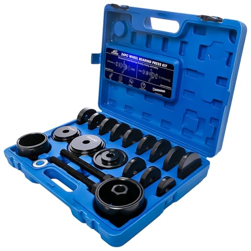 SIXIWANZI 24pc Wheel Bearing Press Kit for Easy Removal & Installation FWD