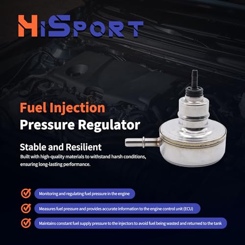 HiSport Fuel Injection Pressure Regulator PR323 Replacement for Dodge Ram 1500 2500 3500 Pickup 2500 3500 Van Dakota Ramcharger 1996 1997 1998 1999 2000 2001 2002 2003 - size: HSFPR323