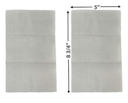 JOUNJIP Reinforcing Stainless Steel Mesh for Bumper Kayak Thermoplastic Repairs - Use with Plastic Welding Kit - 2 pack
