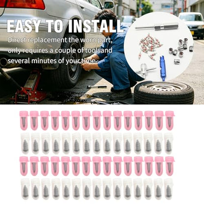 SYOWADA Tire Repair Kit, 94 PCS Tire Plug and Sealant Tools for Car Motorcycle and ATV, Complete Flat Tire Fixing Set